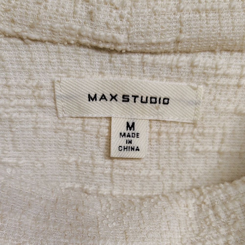 Max Studio Cream Cowl Neck Sweater - Picture 3 of 6